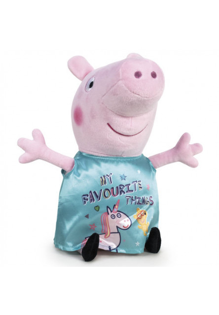 Plüss malacka egyszarvúval - Peppa Pig Magic (20 cm) Aurora