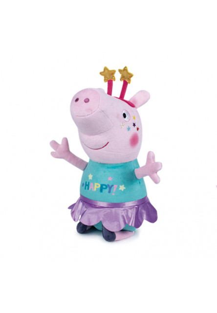 Plüss malac - Boldog - Peppa Pig - 31 cm Aurora