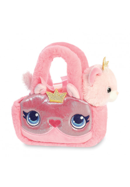 Plüss kézitáska macskával - Princess Kitty - Fancy Pals - 20,5 cm Aurora