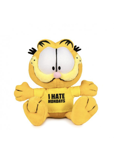 Plüss Garfield - Utálom a hétfőket - Garfield - 20 cm