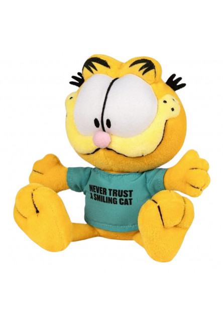 Plüss Garfield ülve - Sose bízz a mosolygó macskában - Garfield - 25 cm