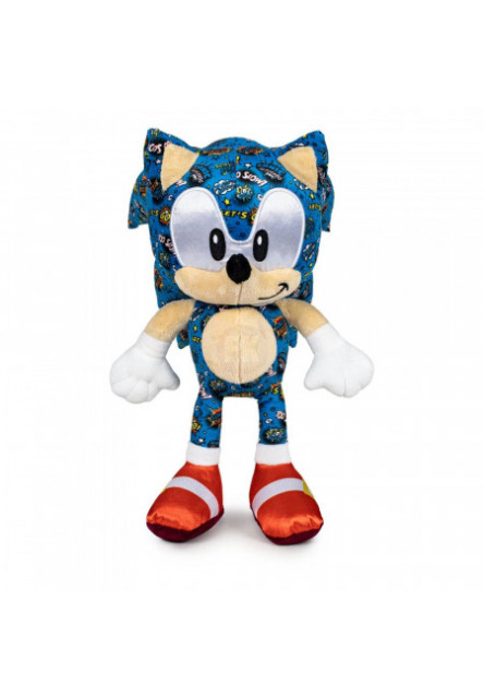 Plüss Sonic képregény - Kék - Sonic the Hedgehog - 28 cm Aurora