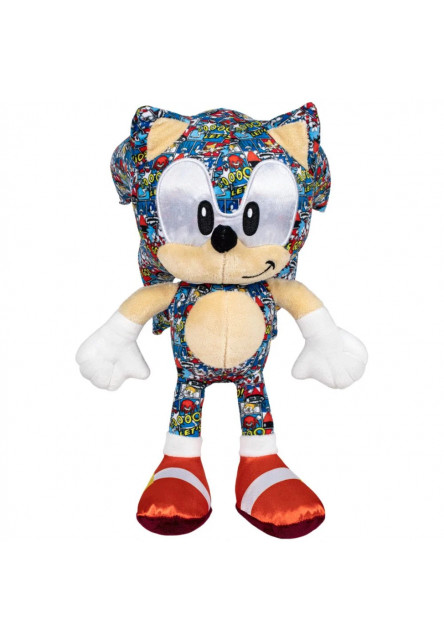 Plüss Sonic Comics - Redblue - Sonic the Hedgehog - 28 cm