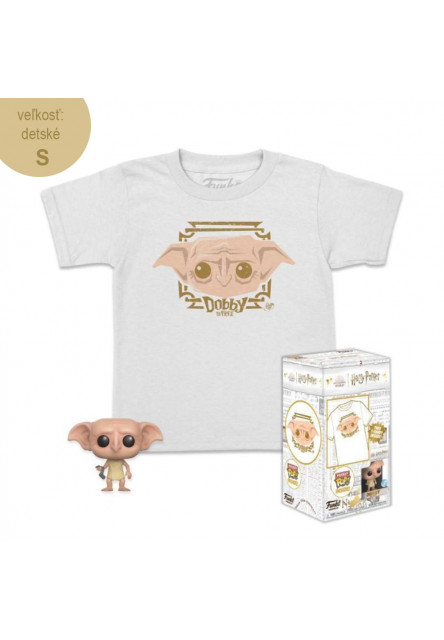 Vinyl figura Funko POP + póló méret S - Dobby - Harry Potter