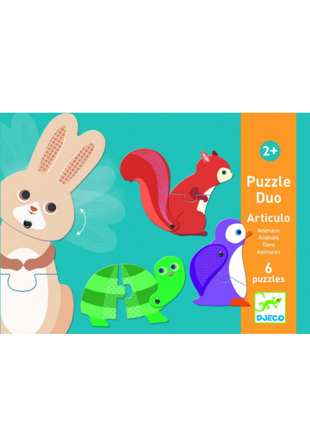 Párositó puzzle - Articulo Animals DJECO