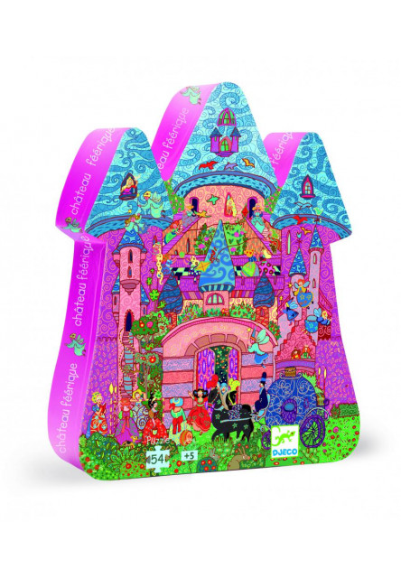 Formadobozos puzzle - Tündérek kastélya - The fairy castle