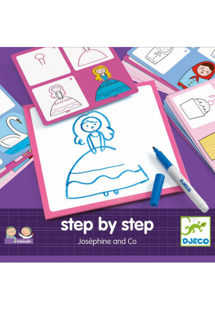 Step by step Joséphine and Co  - Rajzoktatás lépésről lépésre