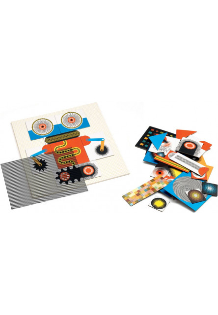 Optikai puzzle - Robotok, 60 db-os - Kinoptik Robots